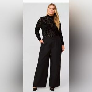 Torrid Studio By Torrid Wide Leg Tailored Twill Pants 12R